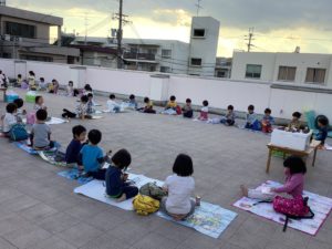 あかね保育園　焼き芋パーティ